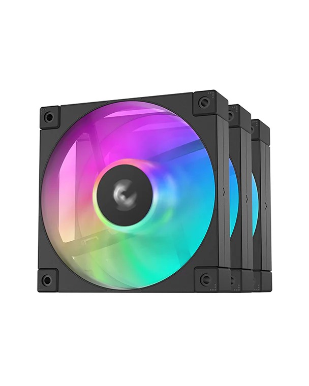 Refrigeracion Cooler Gabinete DeepCool X3 FD12 ARGB Black R-FD12-BKAPN3-G