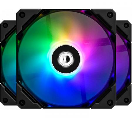 Refrigeracion Cooler Gabinete ID-Cooling X3 Trio Black TF-12025-PRO ARGB