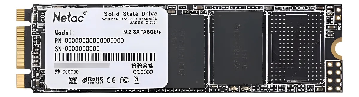 Almacenamiento Disco Solido SSD SATA Netac 1TB N535N M.2 NT01N535N-001T-N8X