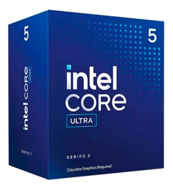 Procesador Intel Core Ultra 5 225F Arrow Lake Sin Video S1851