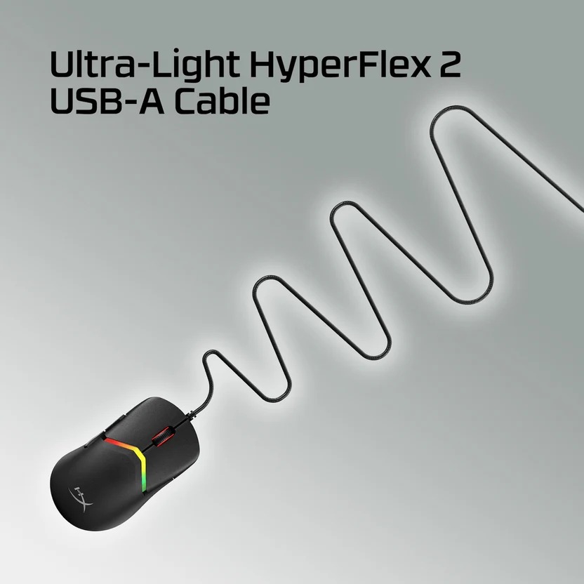 Perifericos Mouse USB HyperX Pulsefire Saga RGB Black Gamer A2PB3AA