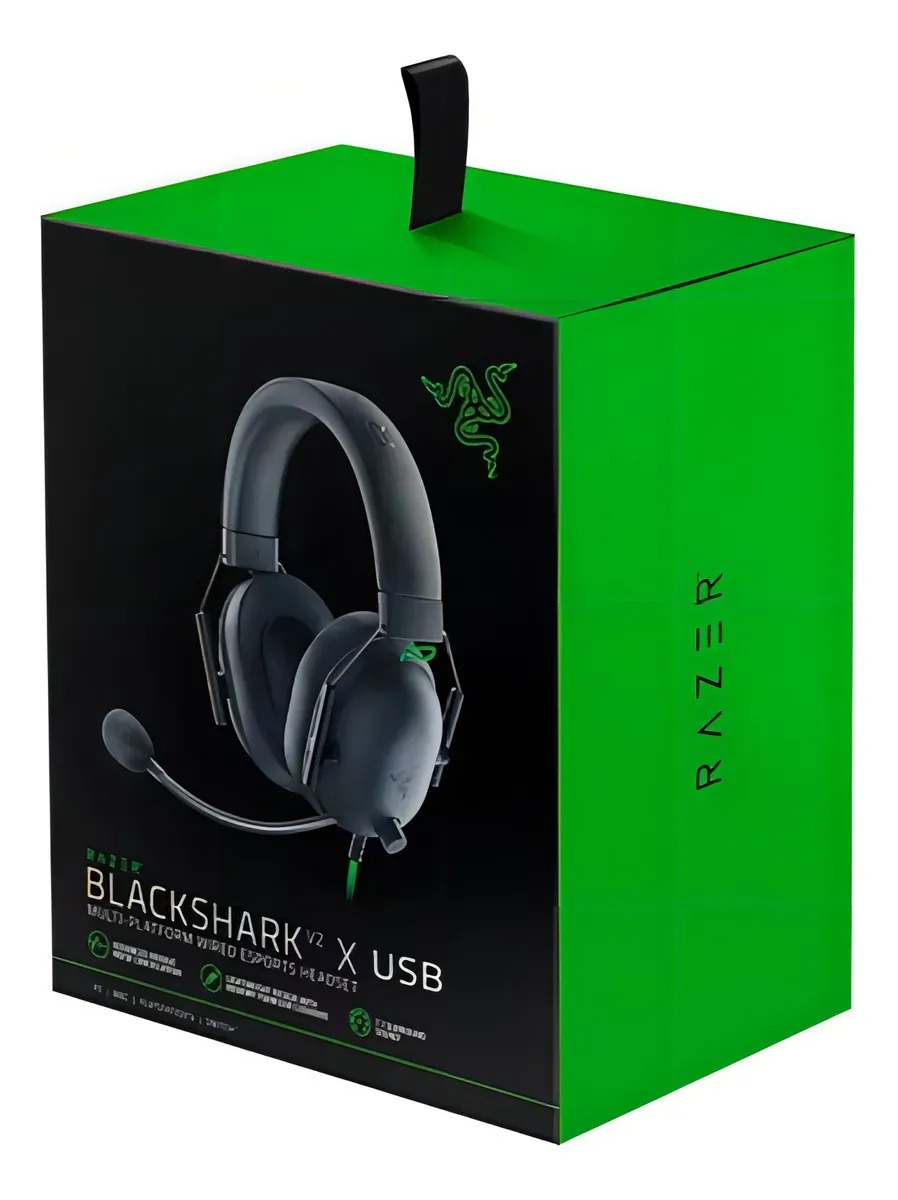 Perifericos Auricular Razer Blackshark V2 X USB Black Gamer RZ04-04570100-R3U1