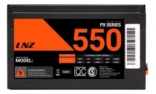 Fuente Generica LNZ 550W FB550-LX