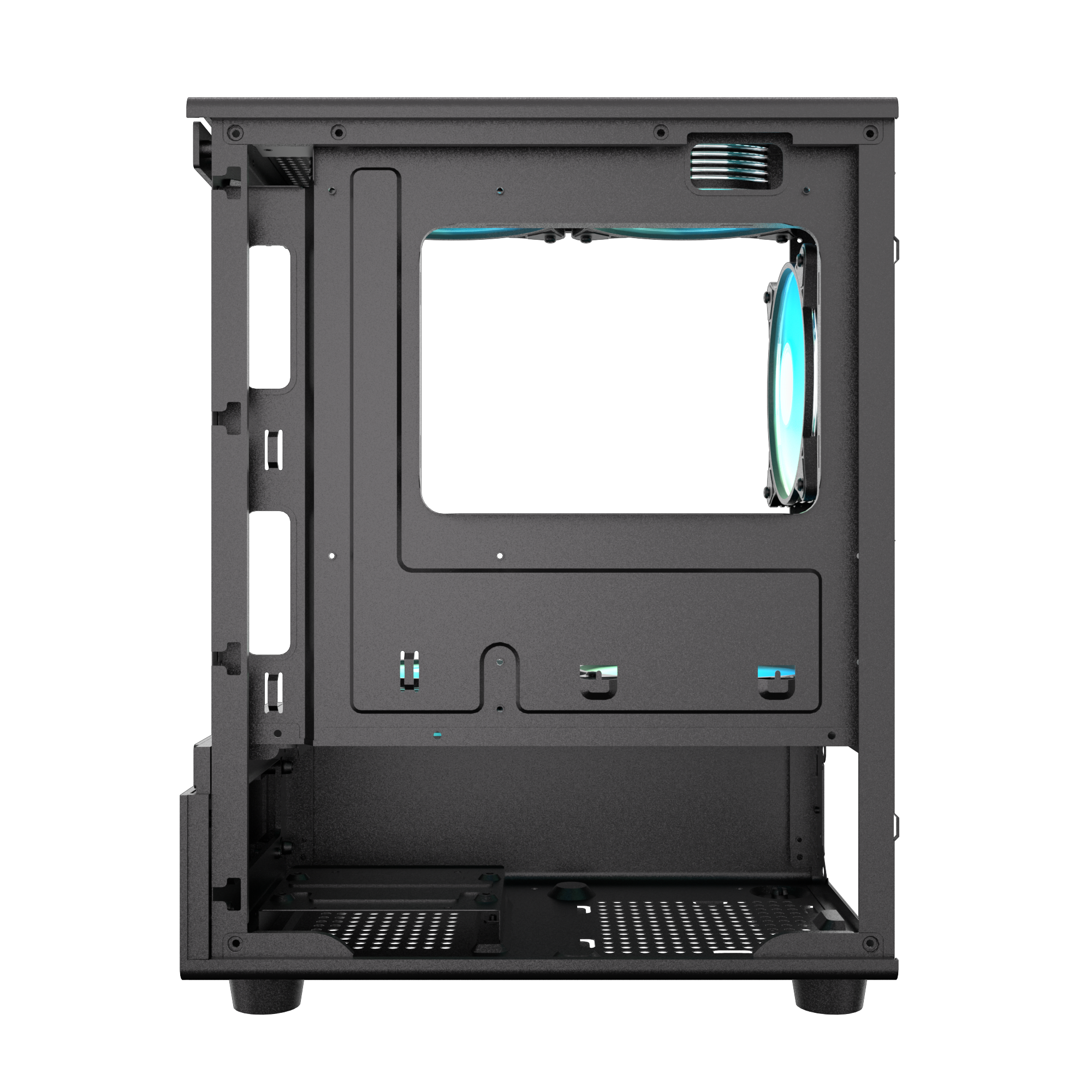 Gabinete Gamer LNZ P10 X5 Fan ARGB Black P10-ARGB-BLK