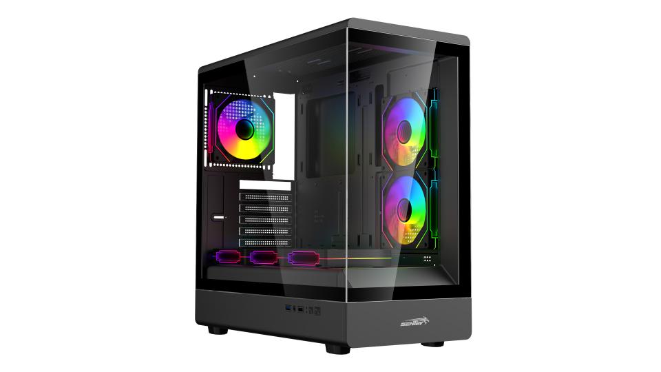Gabinete Gamer Sentey Walker 360 X6 Fan ARGB Black WALKER360-BLKA