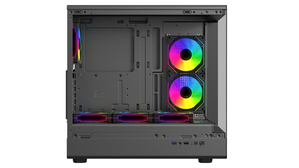 Gabinete Gamer Sentey Walker 360 X6 Fan ARGB Black WALKER360-BLKA