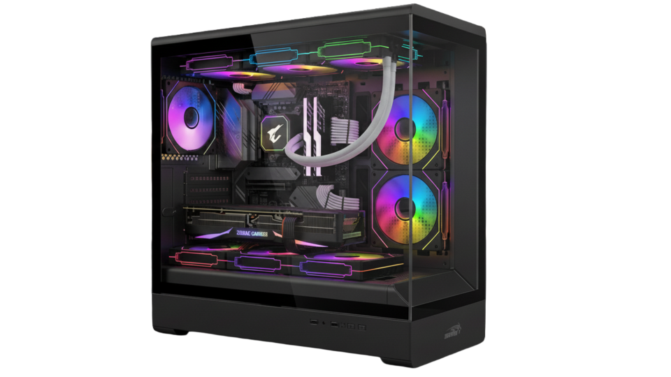 Gabinete Gamer Sentey Walker 360 X6 Fan ARGB Black WALKER360-BLKA