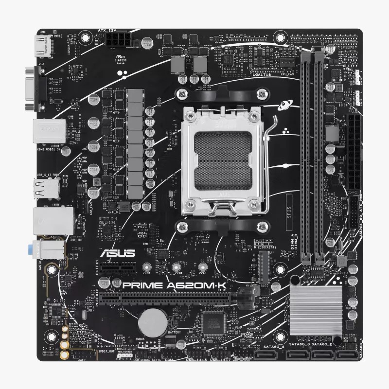 Motherboard Amd Asus Prime A620M-K CSM AM5