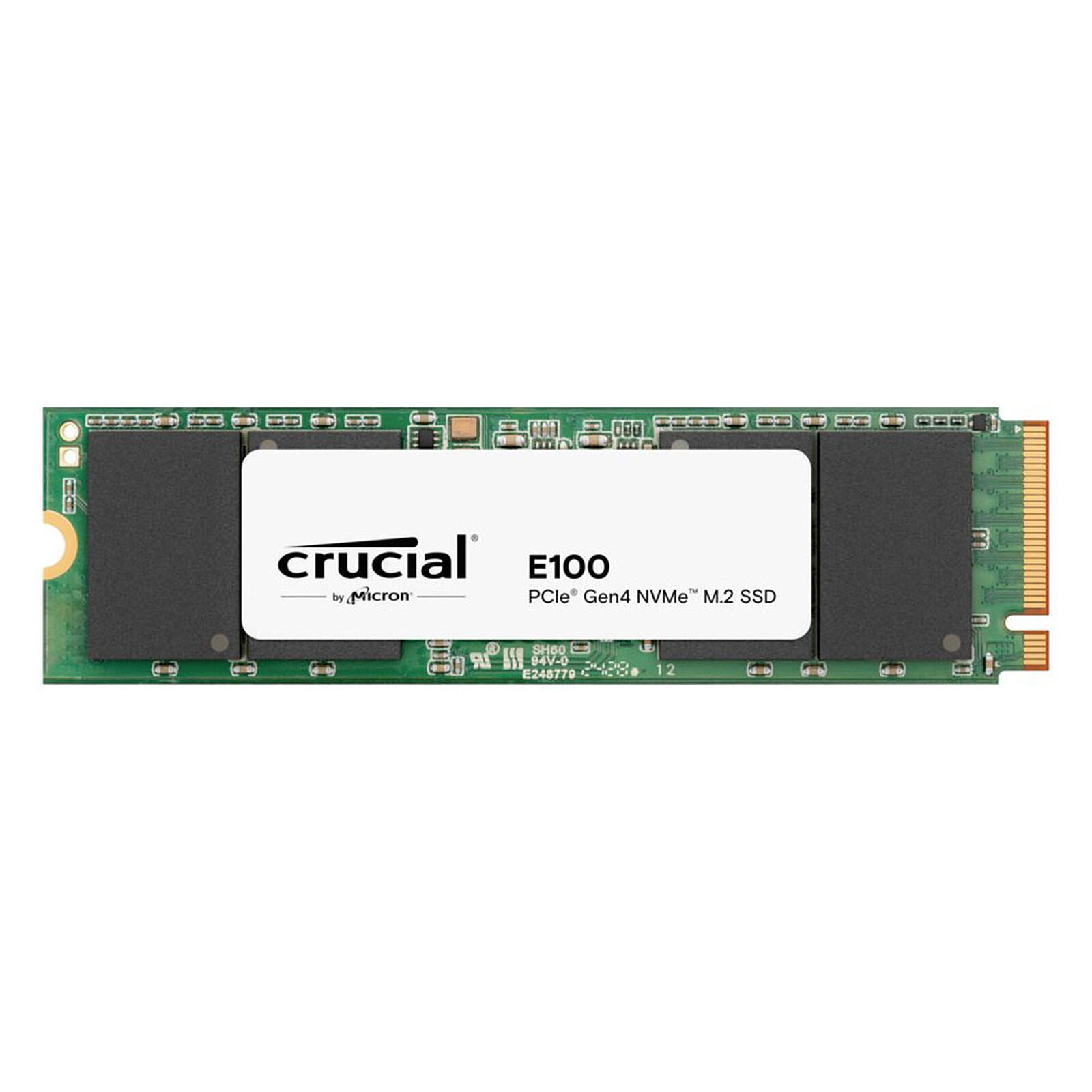 Almacenamiento Disco Solido SSD NVMe Crucial 480GB E100 PCIe 4.0 M.2 CT480E100SSD8