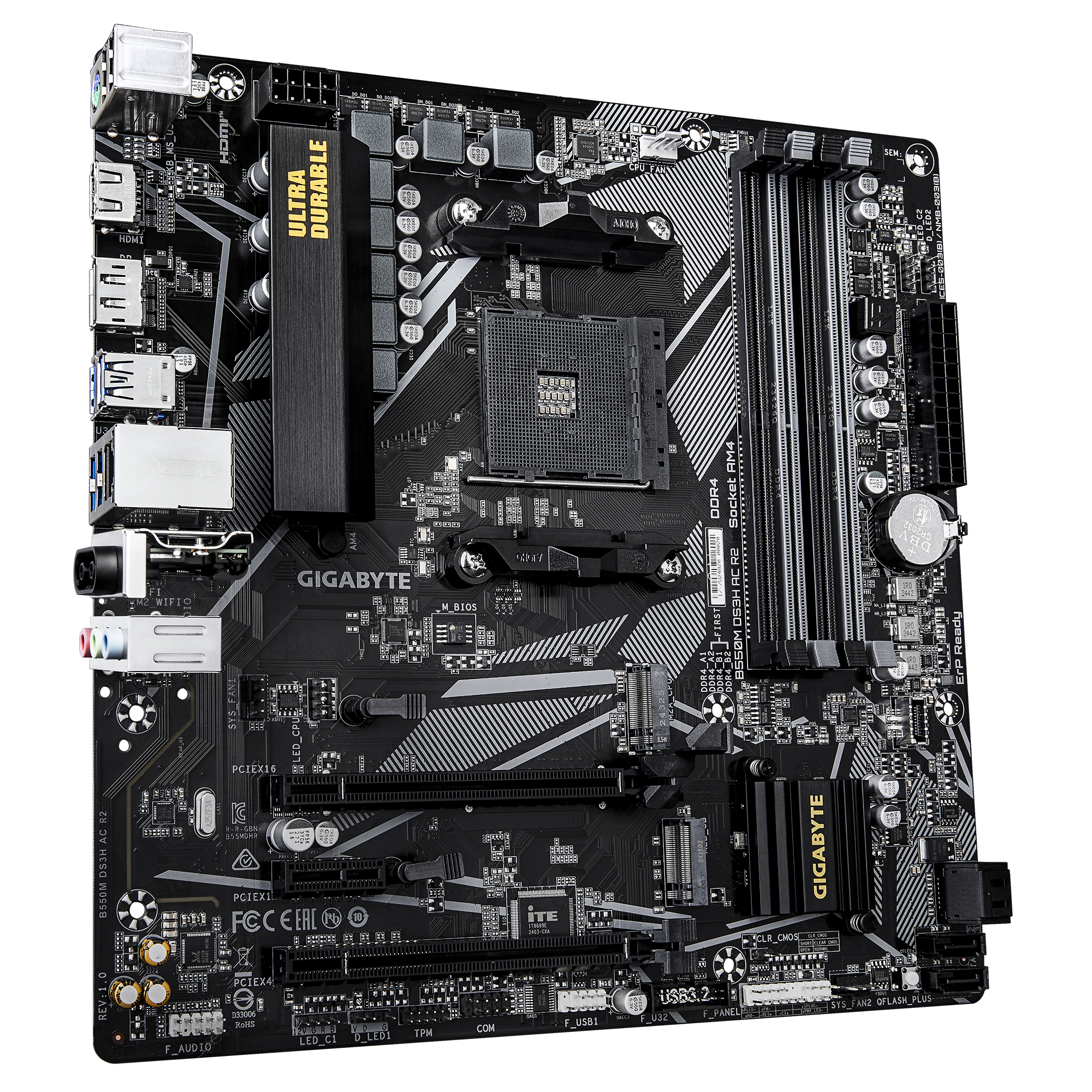 Motherboard Amd Gigabyte B550M DS3H AC R2 AM4