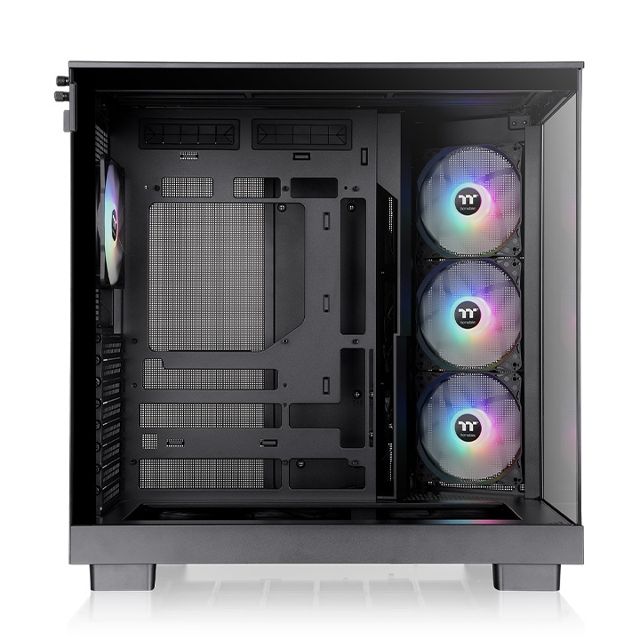 Gabinete Gamer Thermaltake View 380 XL TG X4 Fan ARGB Black CA-11E-00M1WN-00