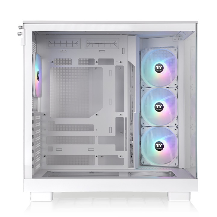 Gabinete Gamer Thermaltake View 380 XL TG X4 Fan ARGB White CA-11E-00M6WN-00