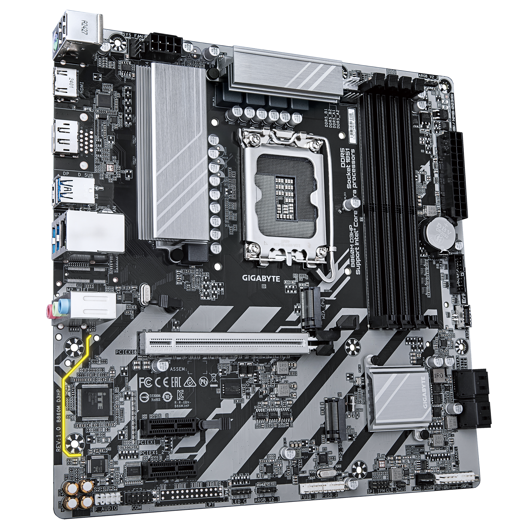Motherboard Intel Gigabyte B860M D3HP S1851