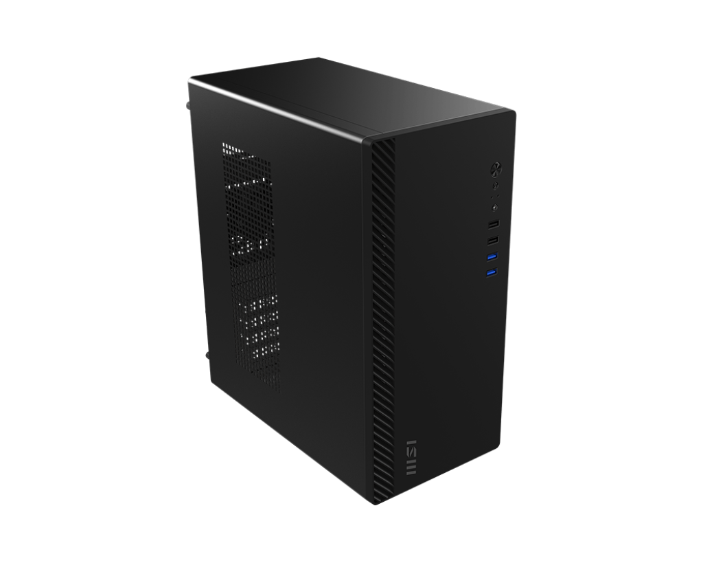 Gabinete Oficina MSI Pro Shield M100P X1 Fan Black PRO SHIELD M100P