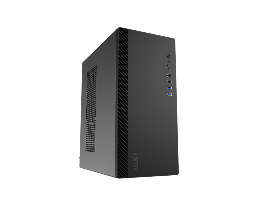 Gabinete Oficina MSI Pro Shield M100P X1 Fan Black PRO SHIELD M100P