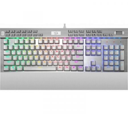 Perifericos Teclado USB Redragon Yama White Switch Purple Gamer Mecanico K550W-RGB-1