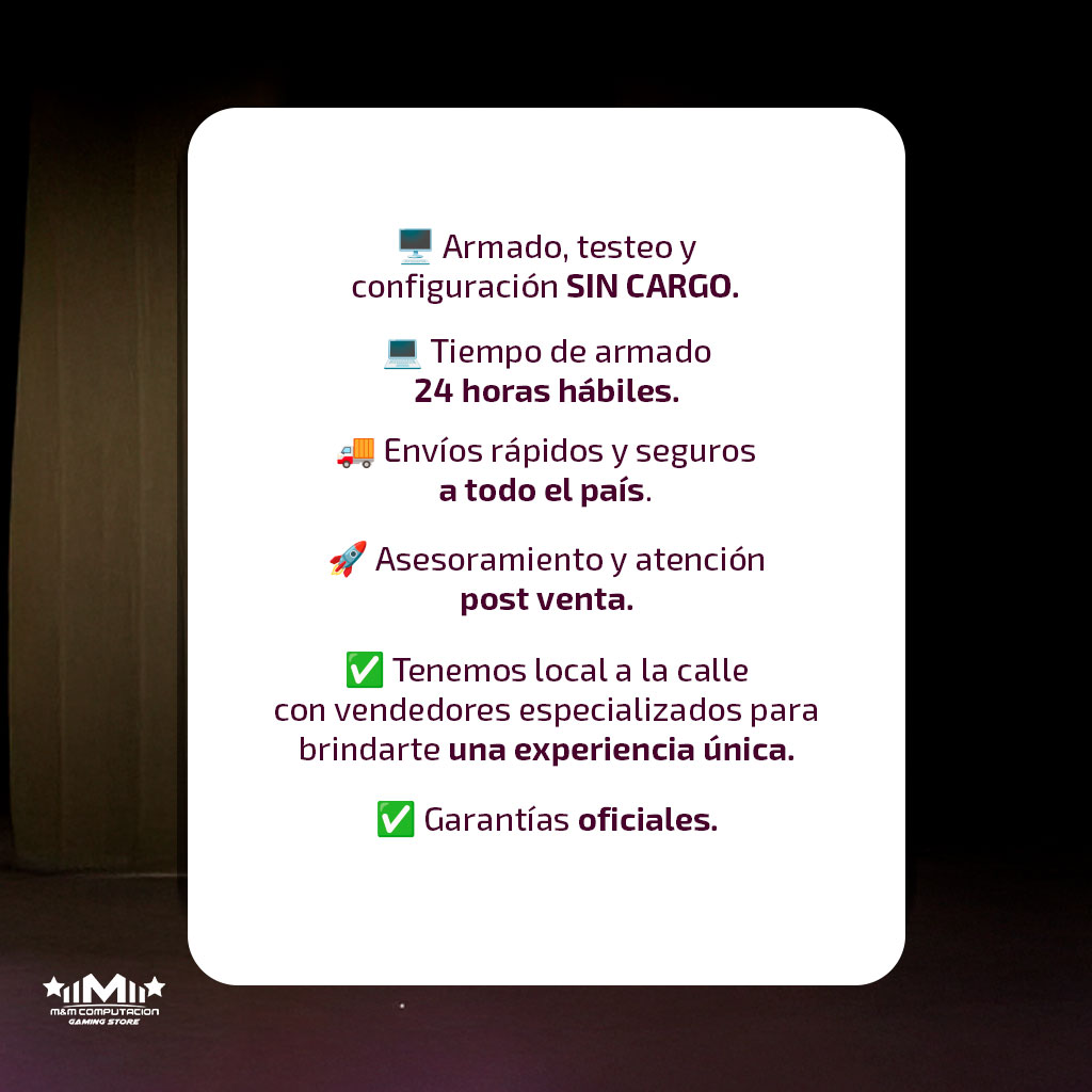 PC Armada Gamer Medium Core Ultra 5 225F /RX 6400 /H810M /16GB /480GB /Gabinete /Fuente 550W 80P