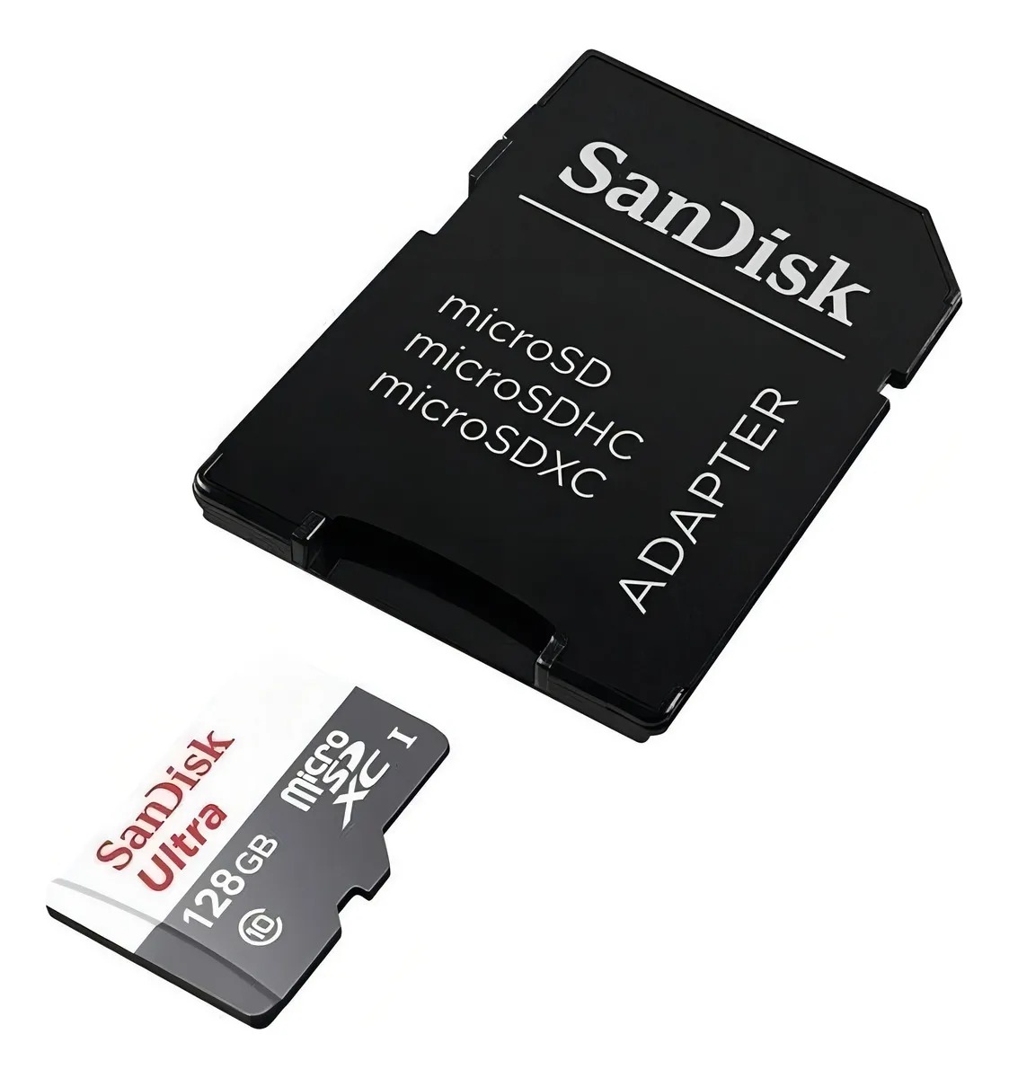 Almacenamiento MicroSD Sandisk 128GB Ultra 100mb/s C10 SDSQUNR-128G-GN3MA