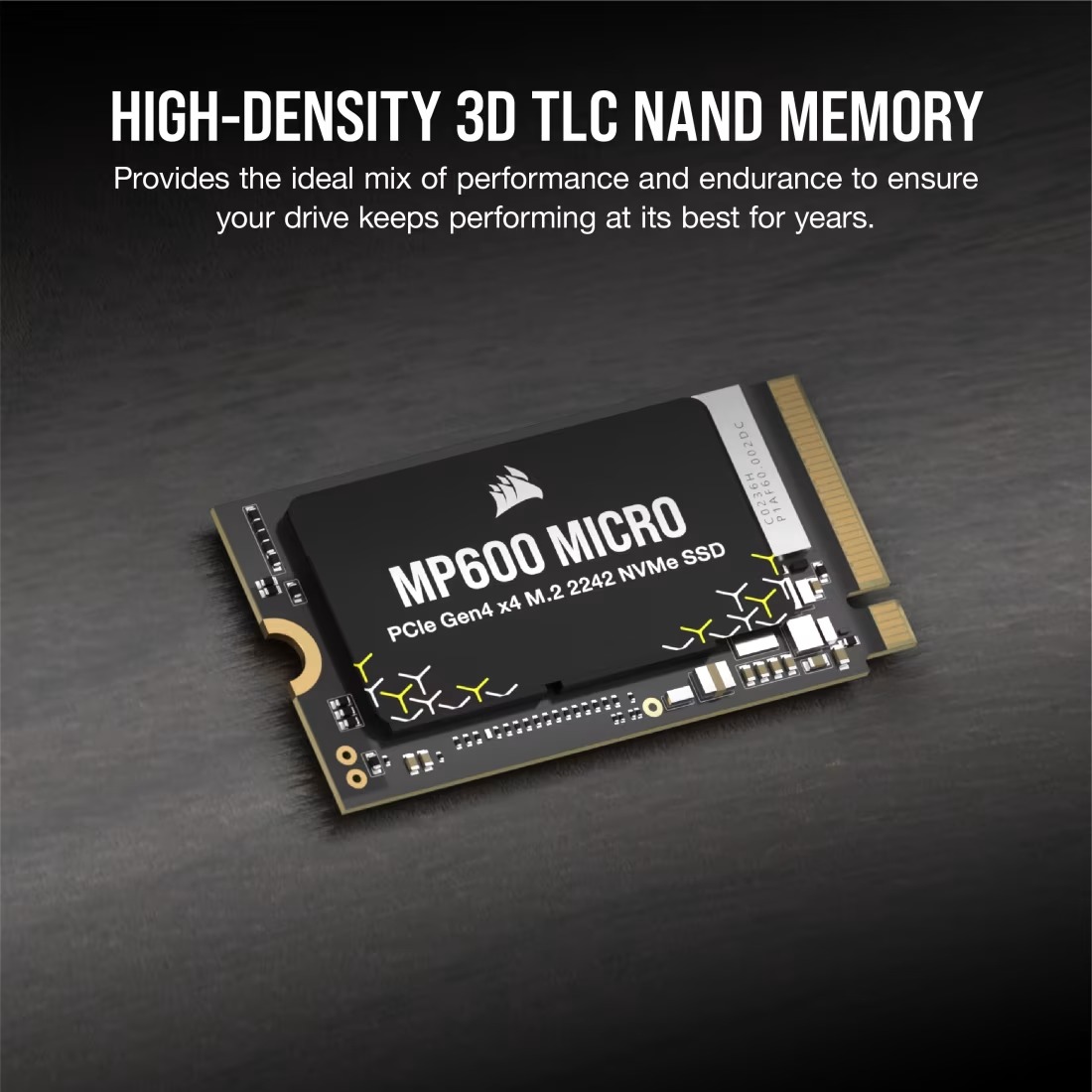 Almacenamiento Disco Solido SSD NVMe Corsair 1TB MP600 MICRO PCIe 4.0 M.2 2242