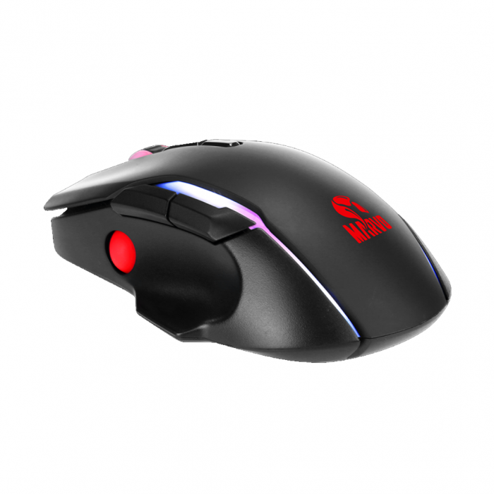 Perifericos Mouse USB Marvo G945 RGB Thumb Ball Gamer G945