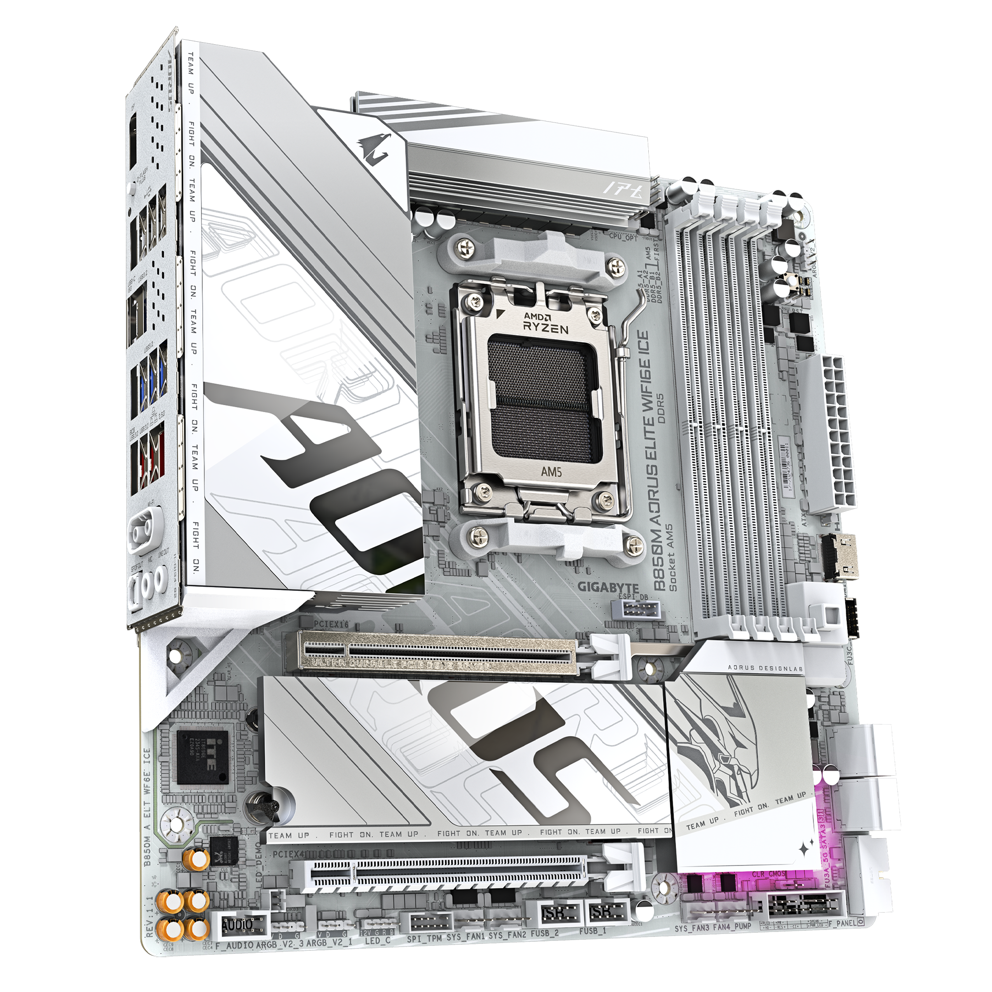 Motherboard Amd Gigabyte B850M Aorus Elite WIFI6E ICE AM5