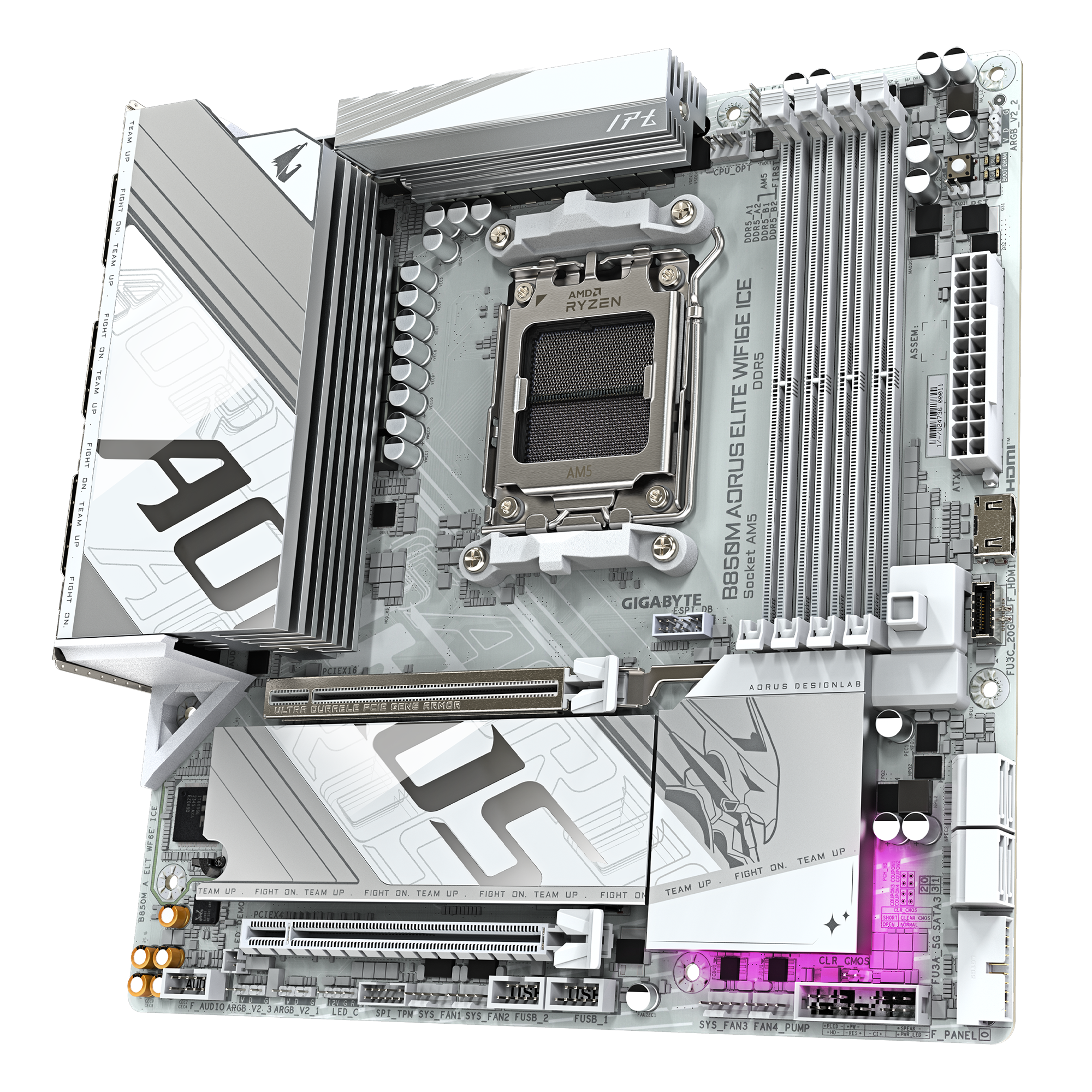 Motherboard Amd Gigabyte B850M Aorus Elite WIFI6E ICE AM5