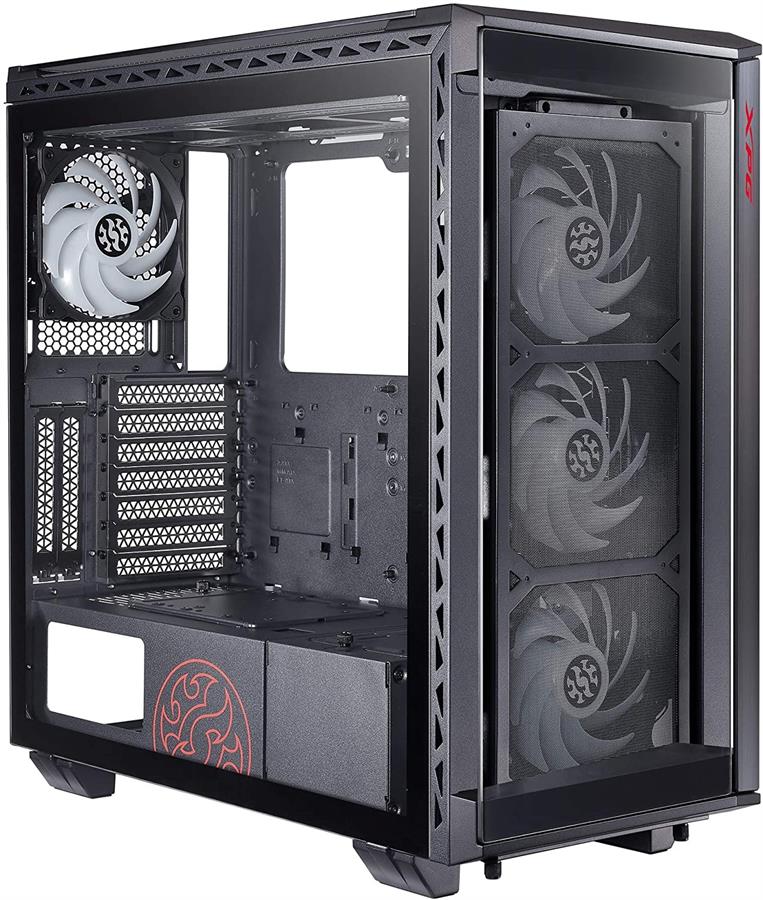 Gabinete Gamer XPG Battlecruiser X4 Fan ARGB Black BATTLECRUISER-BKCWW