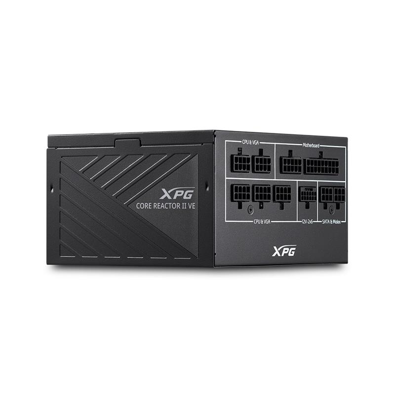 Fuente Certificada XPG 850W Core Reactor II VE 80 Plus Gold Full Modular COREREACTORIIVE850G-BKCAR