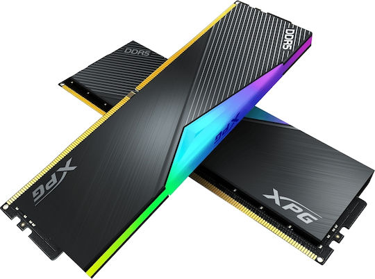 Memoria Ram DDR5 32GB (2x16) XPG 7200MHz Lancer RGB Black AX5U7200C3416G-DCLARBK