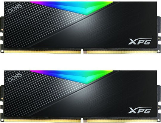 Memoria Ram DDR5 32GB (2x16) XPG 7200MHz Lancer RGB Black AX5U7200C3416G-DCLARBK