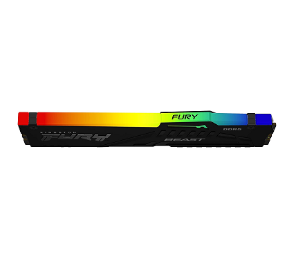 Memoria Ram DDR5 32GB Kingston 5200MHz Fury Beast RGB Black KF552C40BBA-32