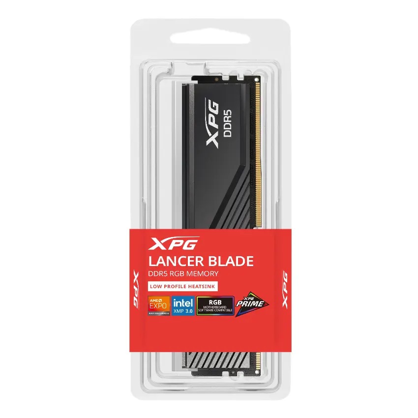 Memoria Ram DDR5 16GB XPG 6400MHz Lancer Blade Black RGB AX5U6400C3216G-SLABRBK