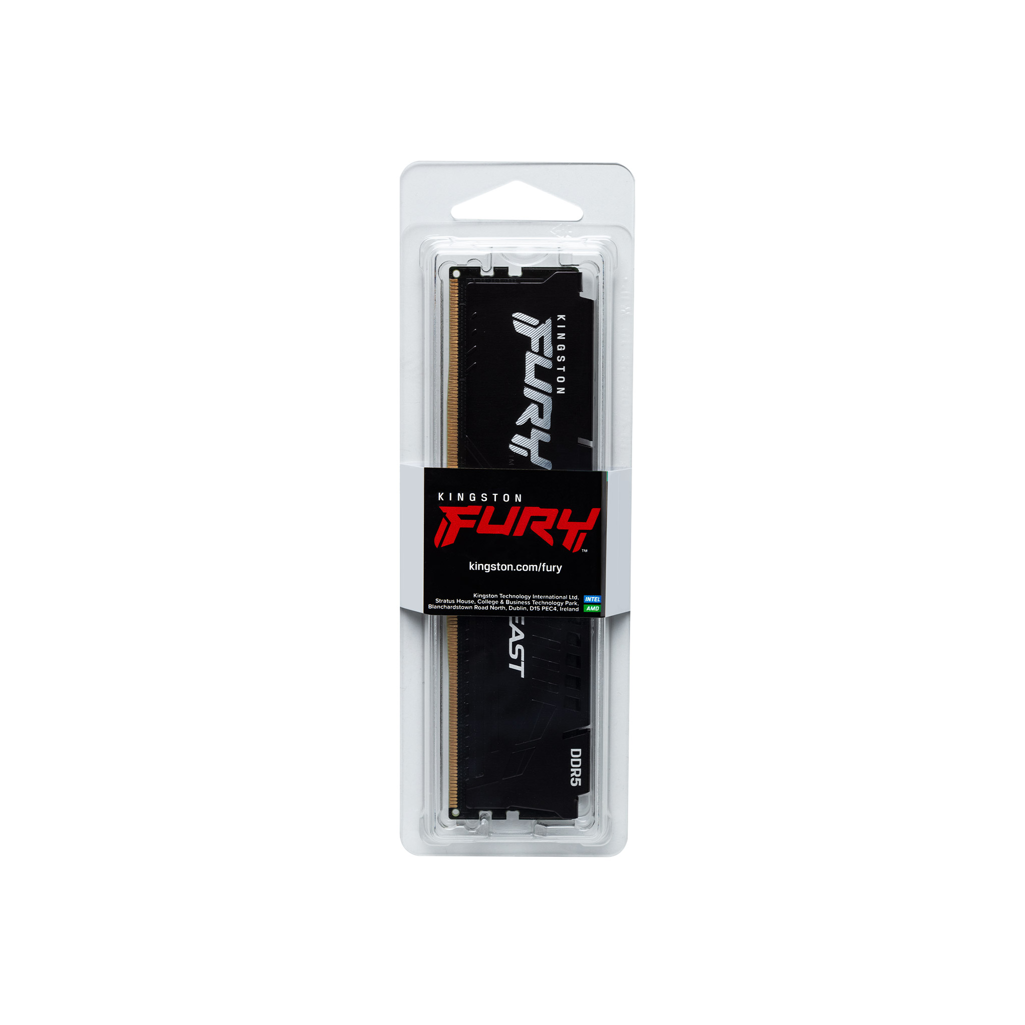Memoria Ram DDR5 16GB Kingston 5600MHz Fury Beast Black KF556C40BB-16