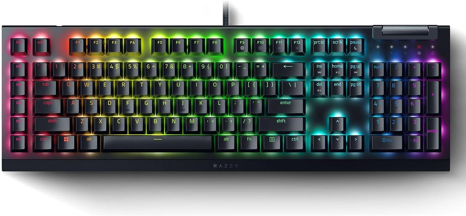 Perifericos Teclado USB Razer Blackwidow V4 X Swich Yellow Gamer Mecanico RZ03-04702800-R311