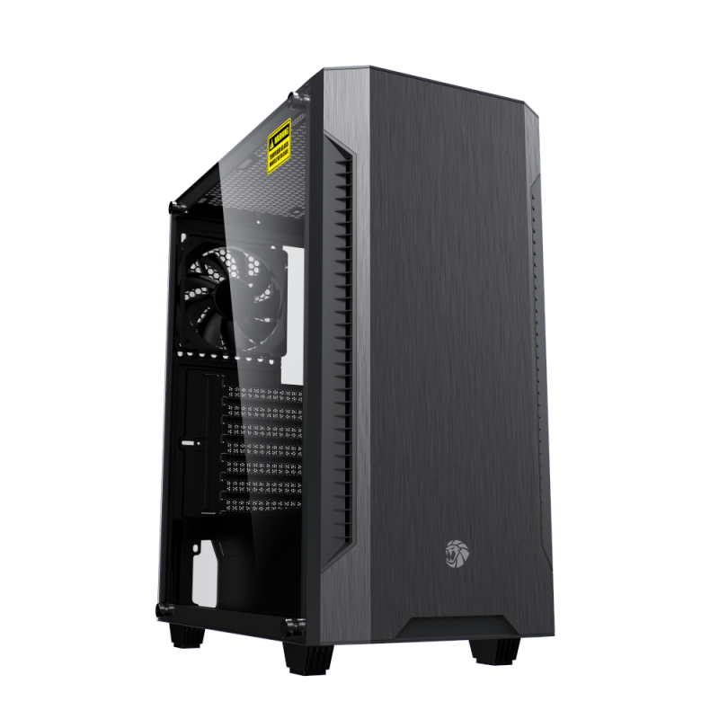 Gabinete Gamer Gamemax Fortress TG X3 Fan Black