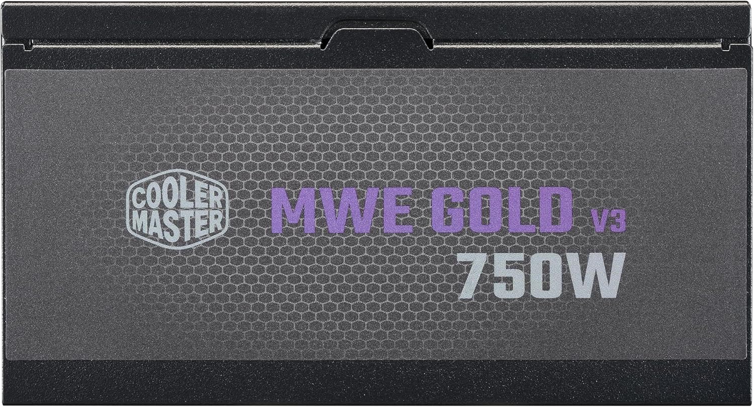 Fuente Certificada Cooler Master 750W MWE V3 80 Plus Gold Full Modular MPX-7503-AFAG