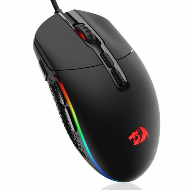 Perifericos Mouse USB Redragon Invader Black Gamer M719-RGB