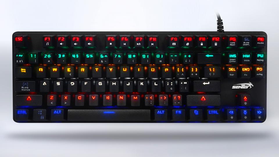 Perifericos Teclado USB Sentey FSPRO RGB Gamer Mecanico Switch Red GS-510