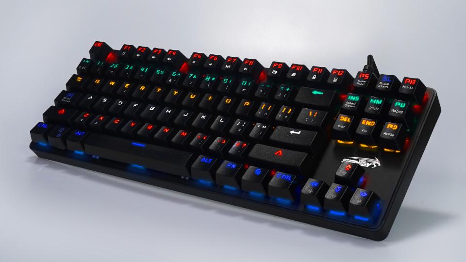 Perifericos Teclado USB Sentey FSPRO RGB Gamer Mecanico Switch Red GS-510