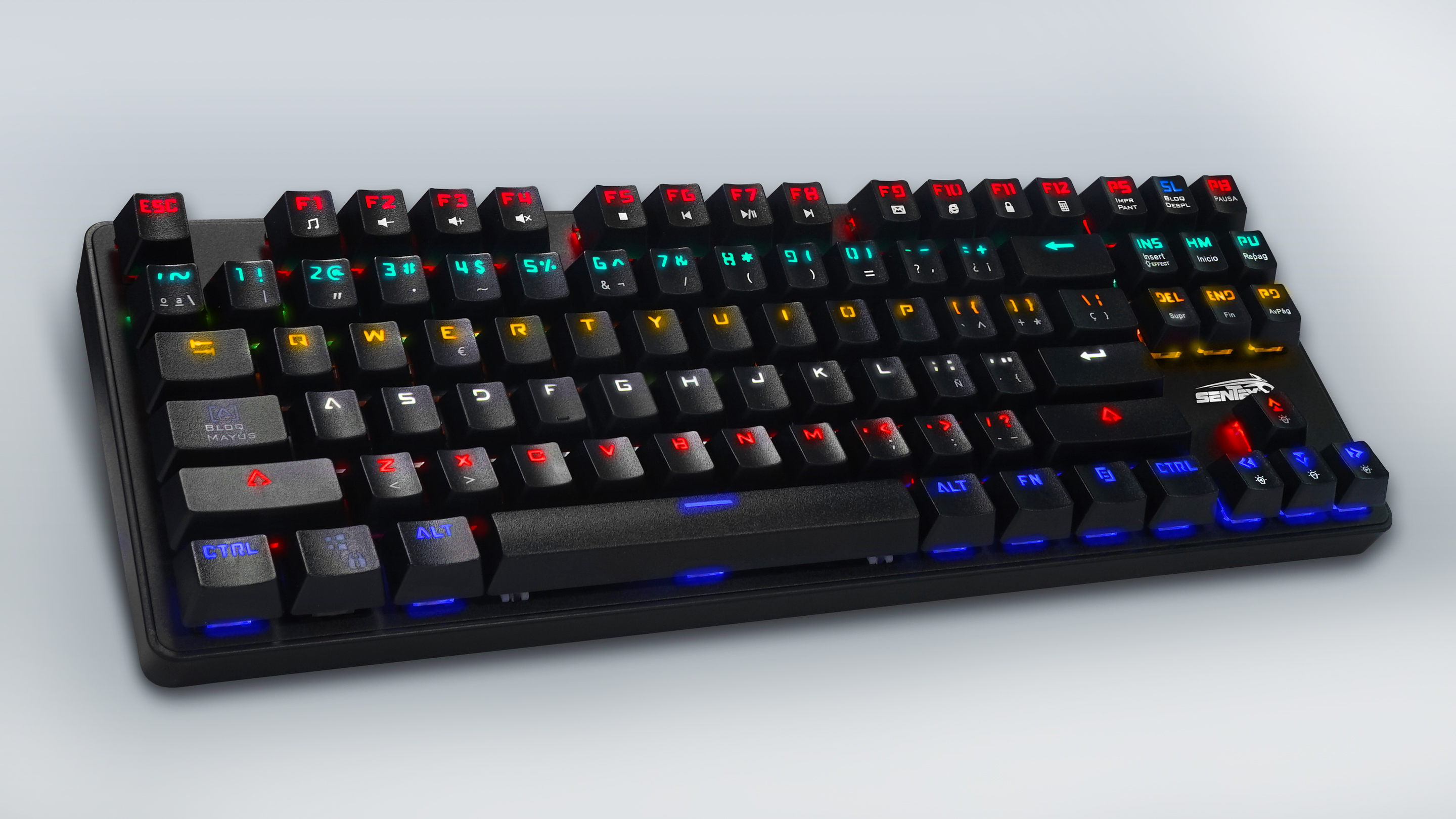 Perifericos Teclado USB Sentey FSPRO RGB Gamer Mecanico Switch Red GS-510