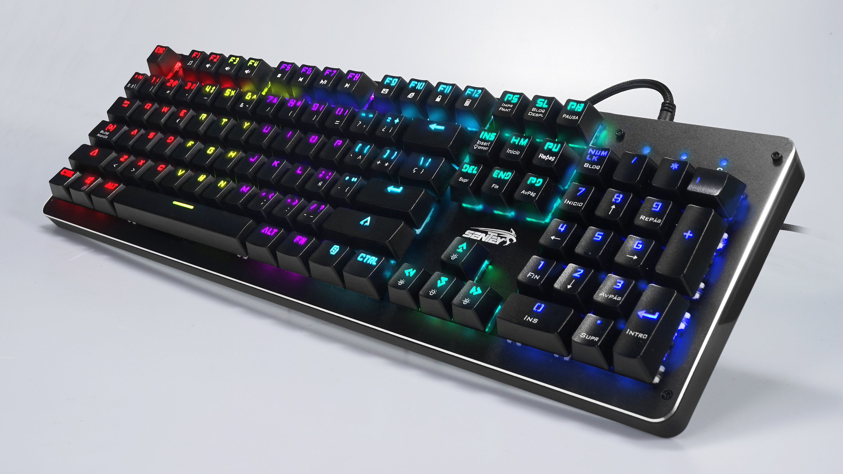 Perifericos Teclado USB Sentey FSPRO RGB Gamer Mecanico GS-530