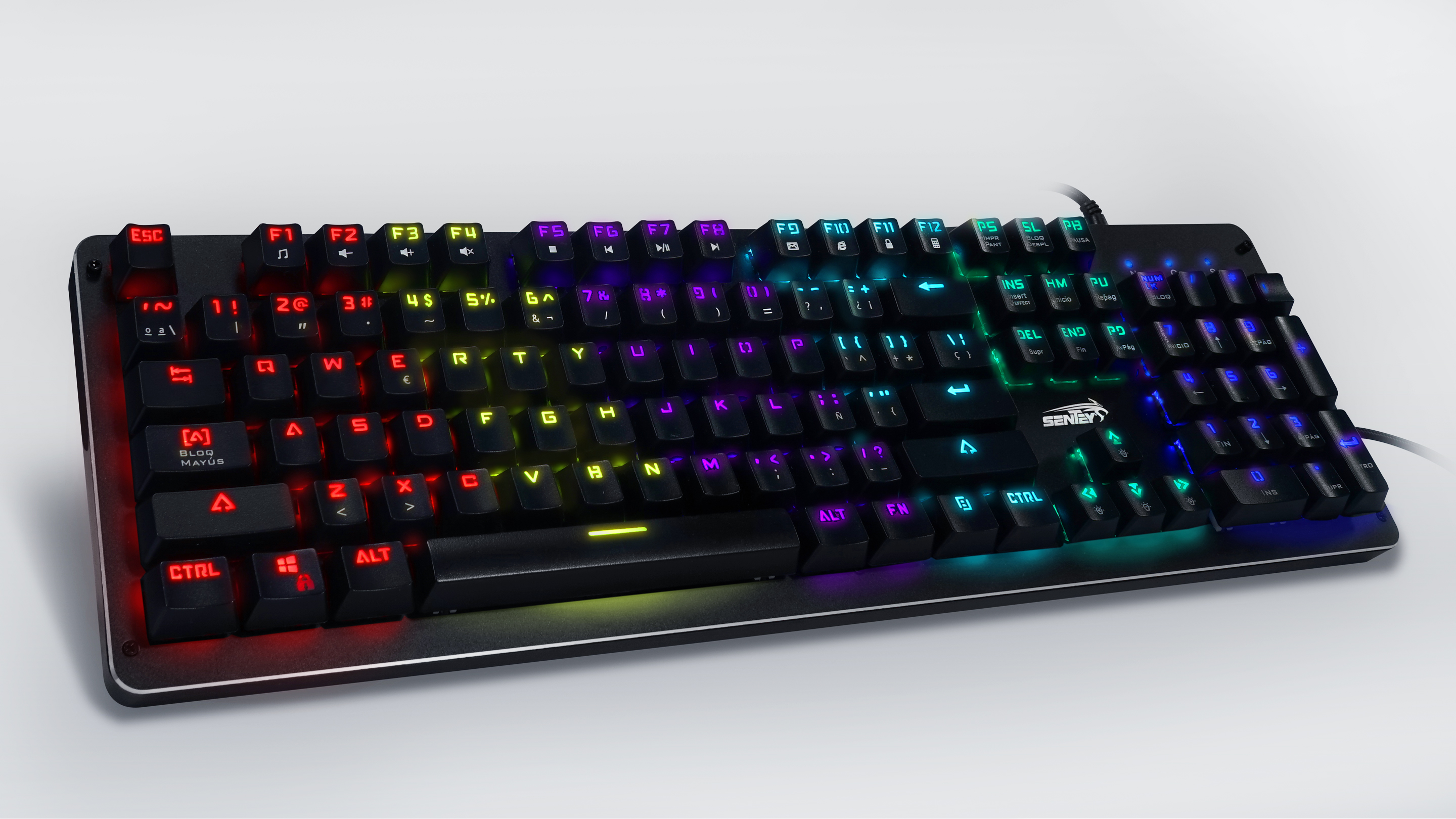 Perifericos Teclado USB Sentey FSPRO RGB Gamer Mecanico GS-530