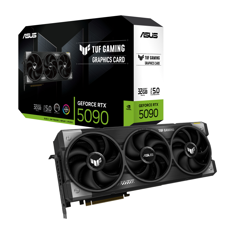 Placa De Video Nvidia Geforce Asus RTX 5090 Tuf Gaming 32GB TUF-RTX5090-32G-GAMING
