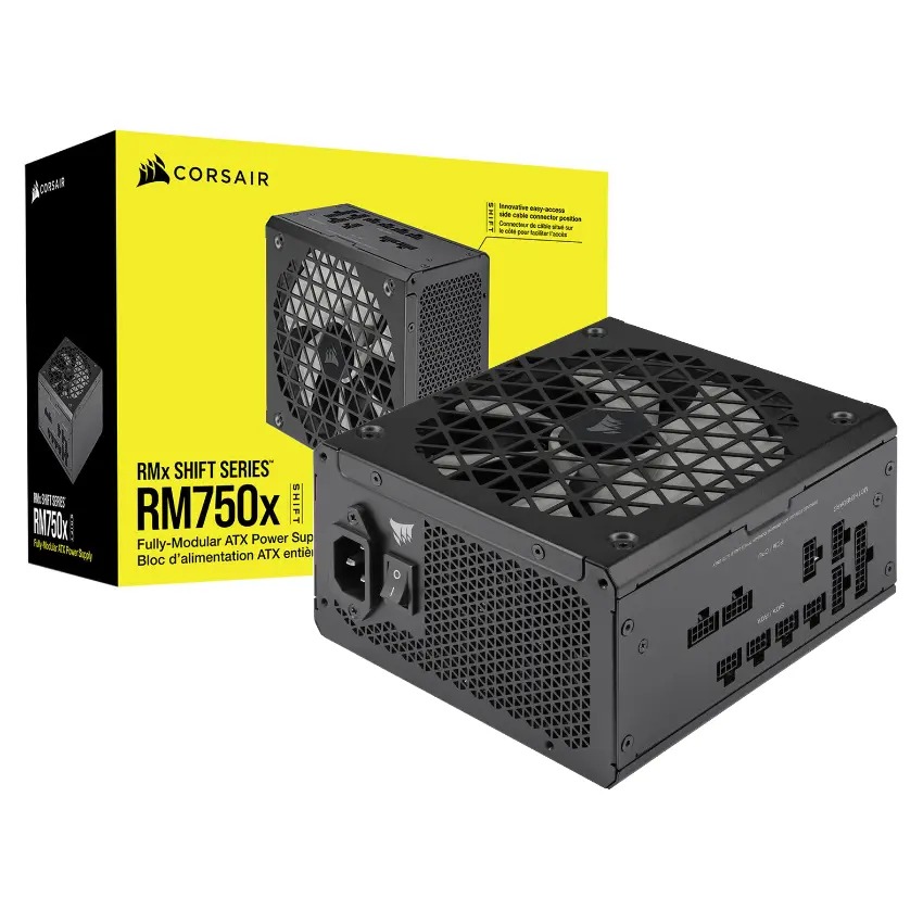 Fuente Certificada Corsair RM750x 750W Shift 80 Plus Gold Full Modular CP-9020251-AR