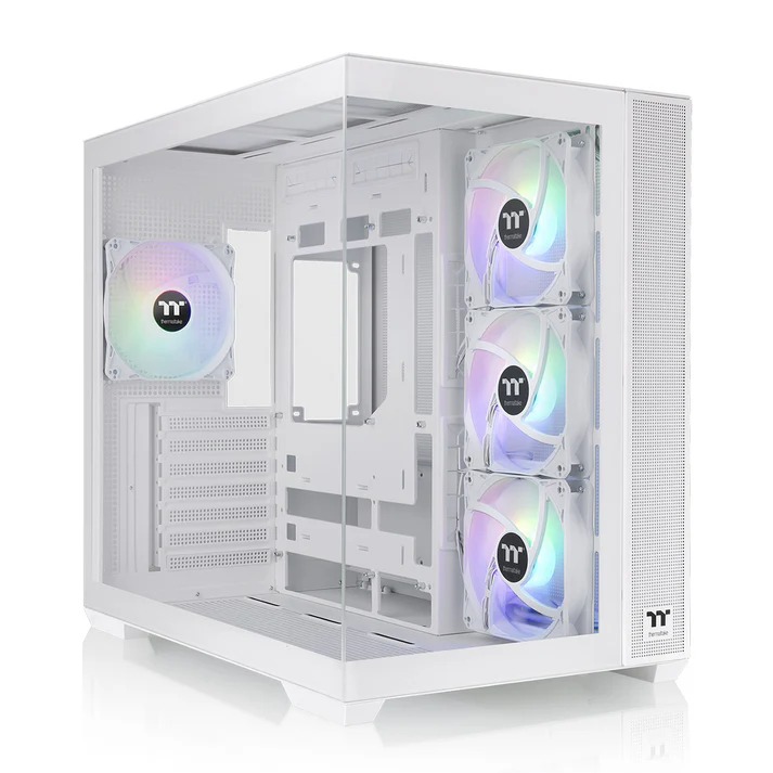 Gabinete Gamer Thermaltake View 380 TG X4 Fan ARGB White CA-1Z2-00M6WN-00