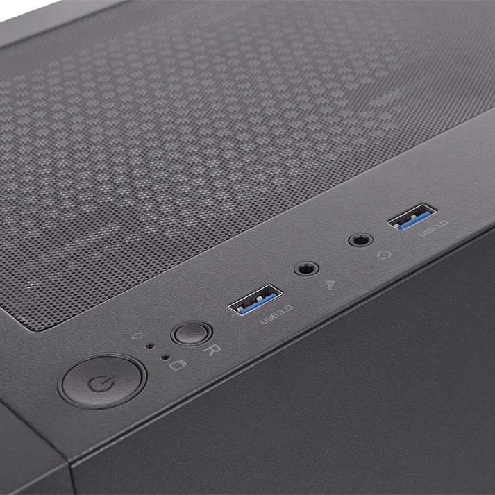 Gabinete Gamer Thermaltake S200 Plus TG X4 Fan ARGB Black CA-1X2-00M1WN-01