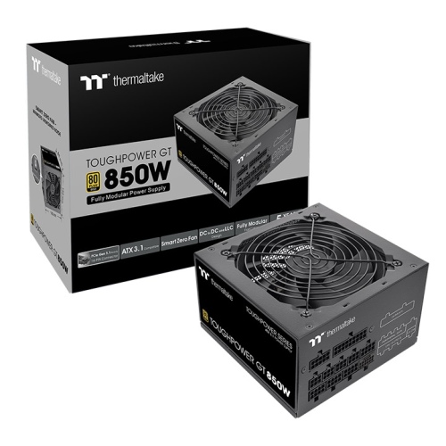 Fuente Certificada Thermaltake 850W Toughpower GT 80 Plus Gold Full Modular PS-TPT-0850FNFAGG-3