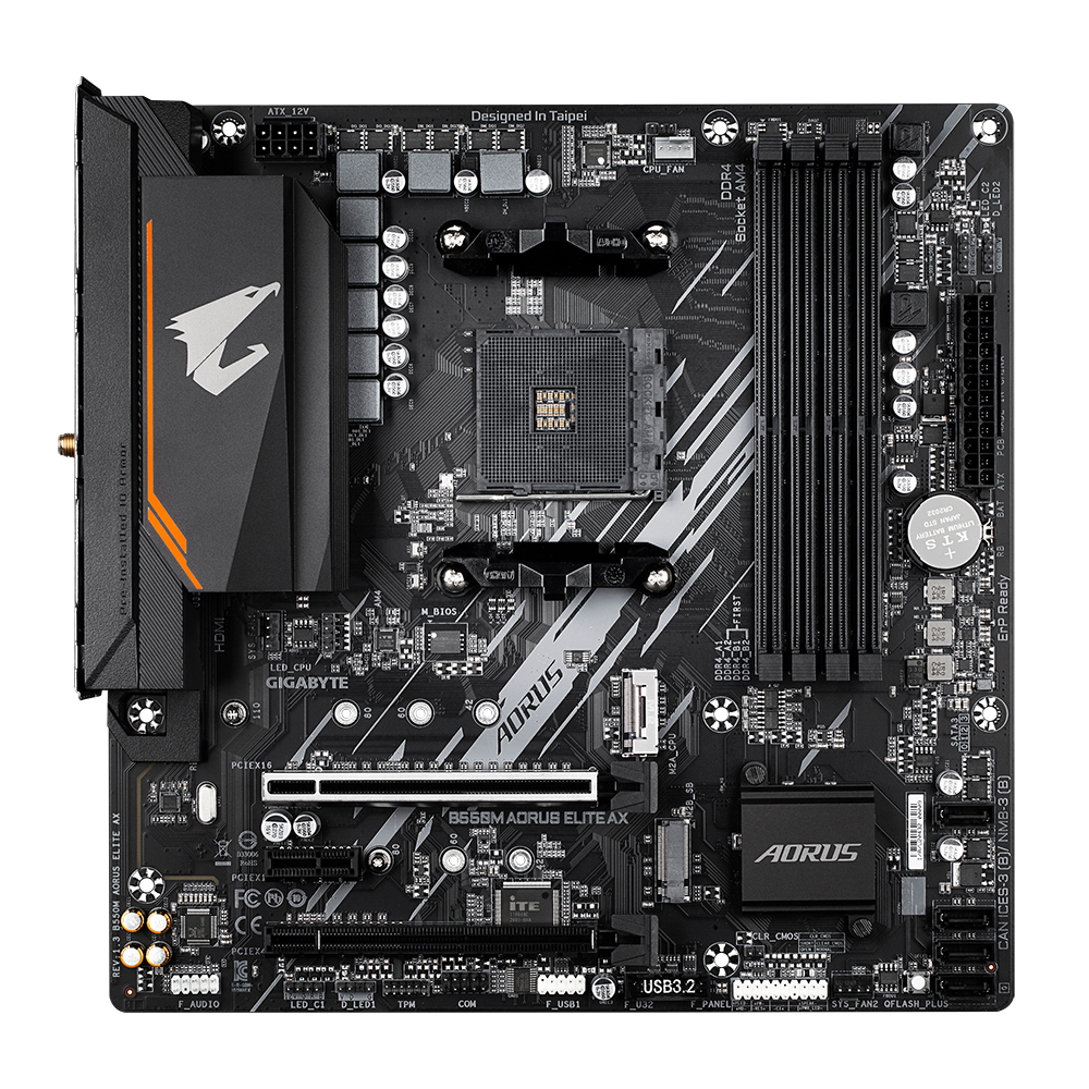 Motherboard Amd Gigabyte B550M Aorus Elite AX AM4