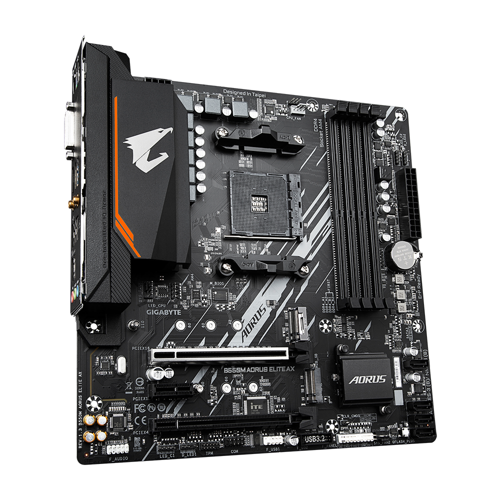 Motherboard Amd Gigabyte B550M Aorus Elite AX AM4