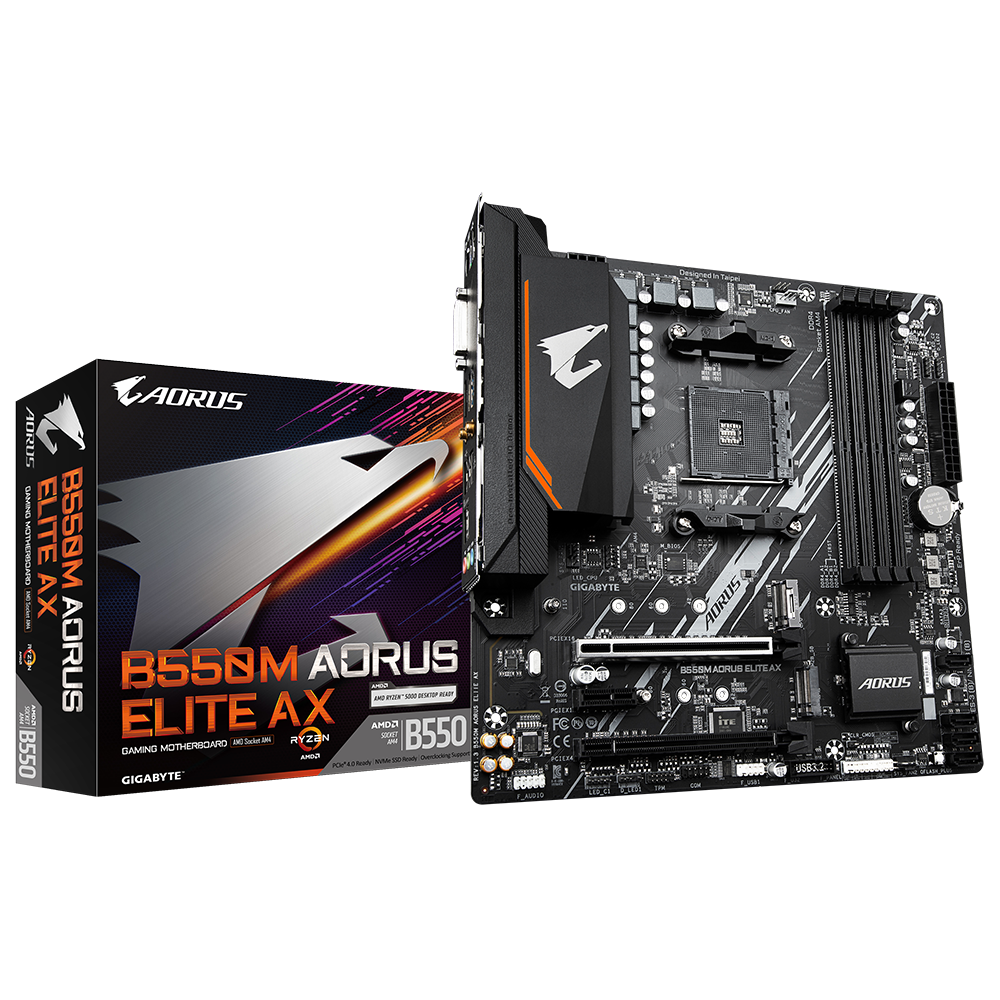 Motherboard Amd Gigabyte B550M Aorus Elite AX AM4